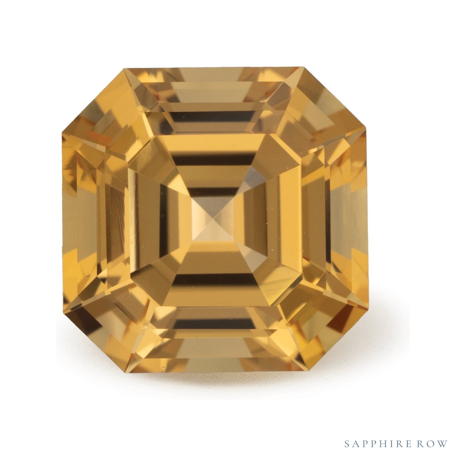3.92 ct Asscher Natural Topaz — Sapphire Row · cut4