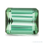 3.75 ct natural green tourmaline from Mozambique, emerald cut | Sapphire Row · cut7