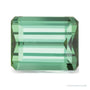 3.74 ct natural green tourmaline from Mozambique, emerald cut | Sapphire Row · cut7