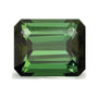 3.58 ct natural green tourmaline from Nigeria, emerald cut | Sapphire Row · cut7