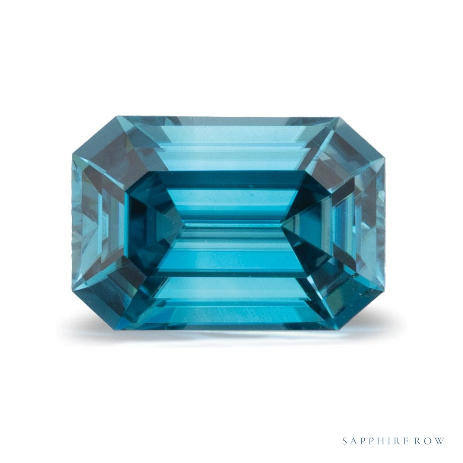3.51 ct Emerald Natural Zircon — Sapphire Row · cut4