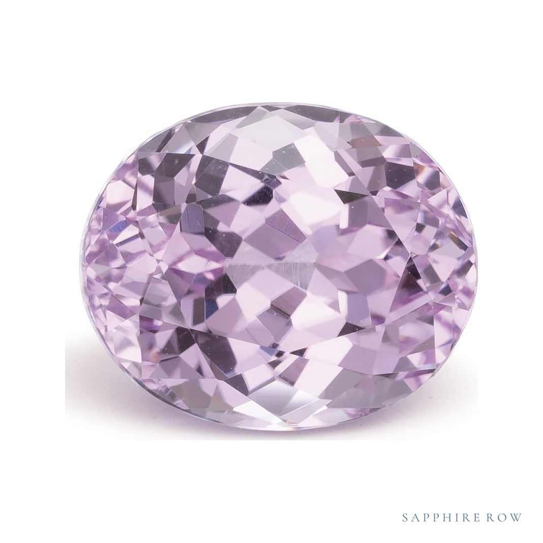 3.39 ct natural pink kunzite from Madagascar, oval cut | Sapphire Row · cut6