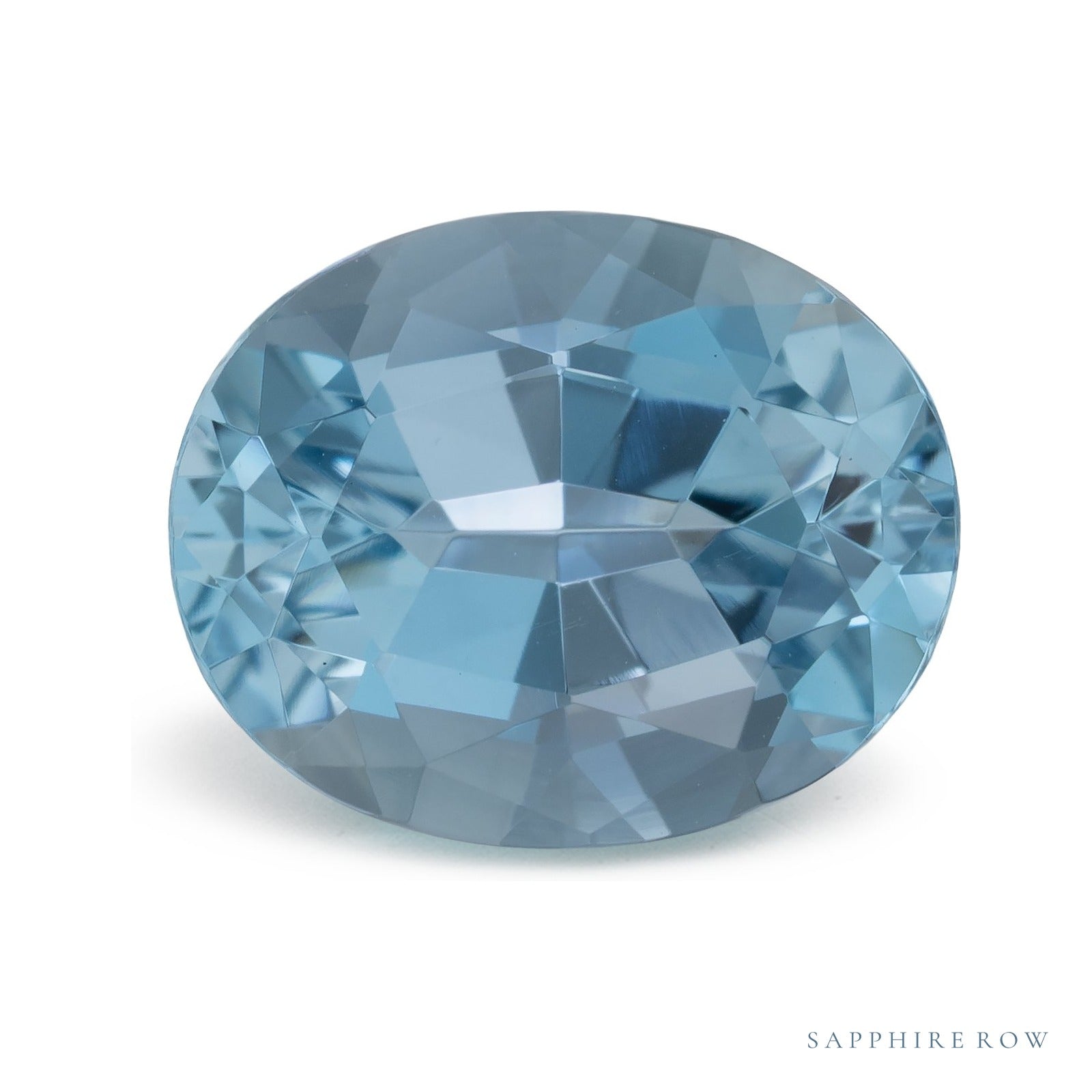 3.30 ct Oval Natural Aquamarine — Sapphire Row · cut4