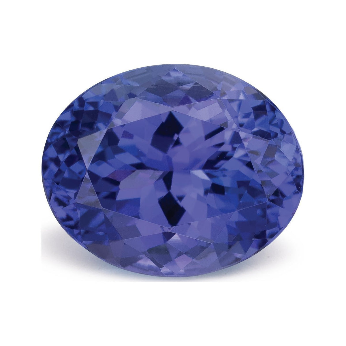 3.26 ct natural blue tanzanite from Tanzania, oval cut | Sapphire Row · cut7