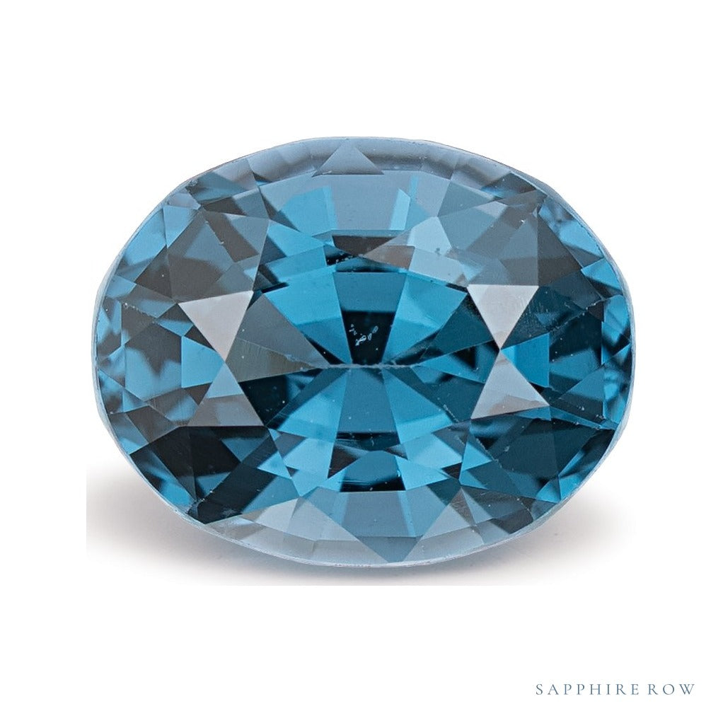 3.23 ct natural blue spinel from Sri Lanka, oval cut | Sapphire Row · cut6