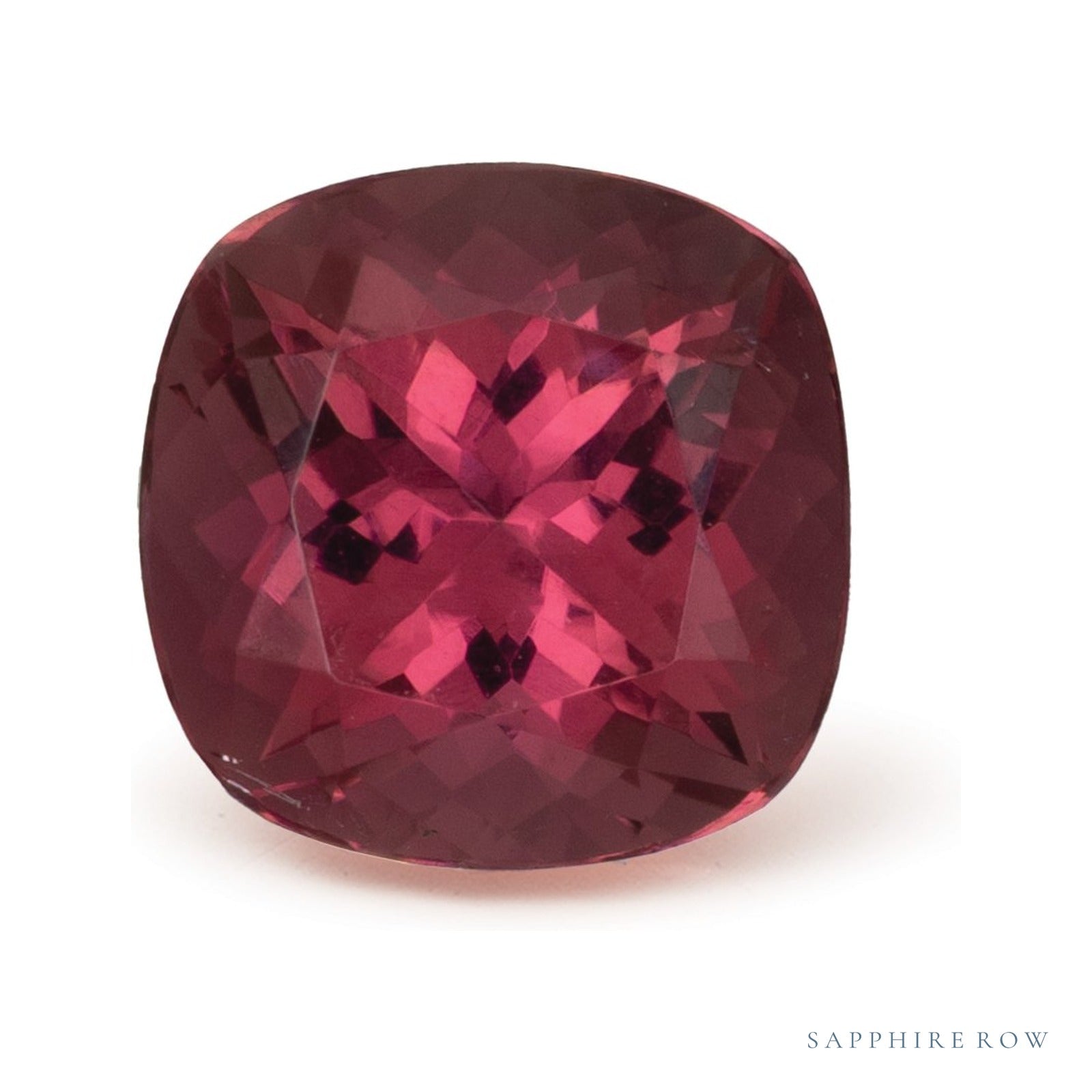 3.15 ct Cushion Natural Tourmaline — Sapphire Row · cut4