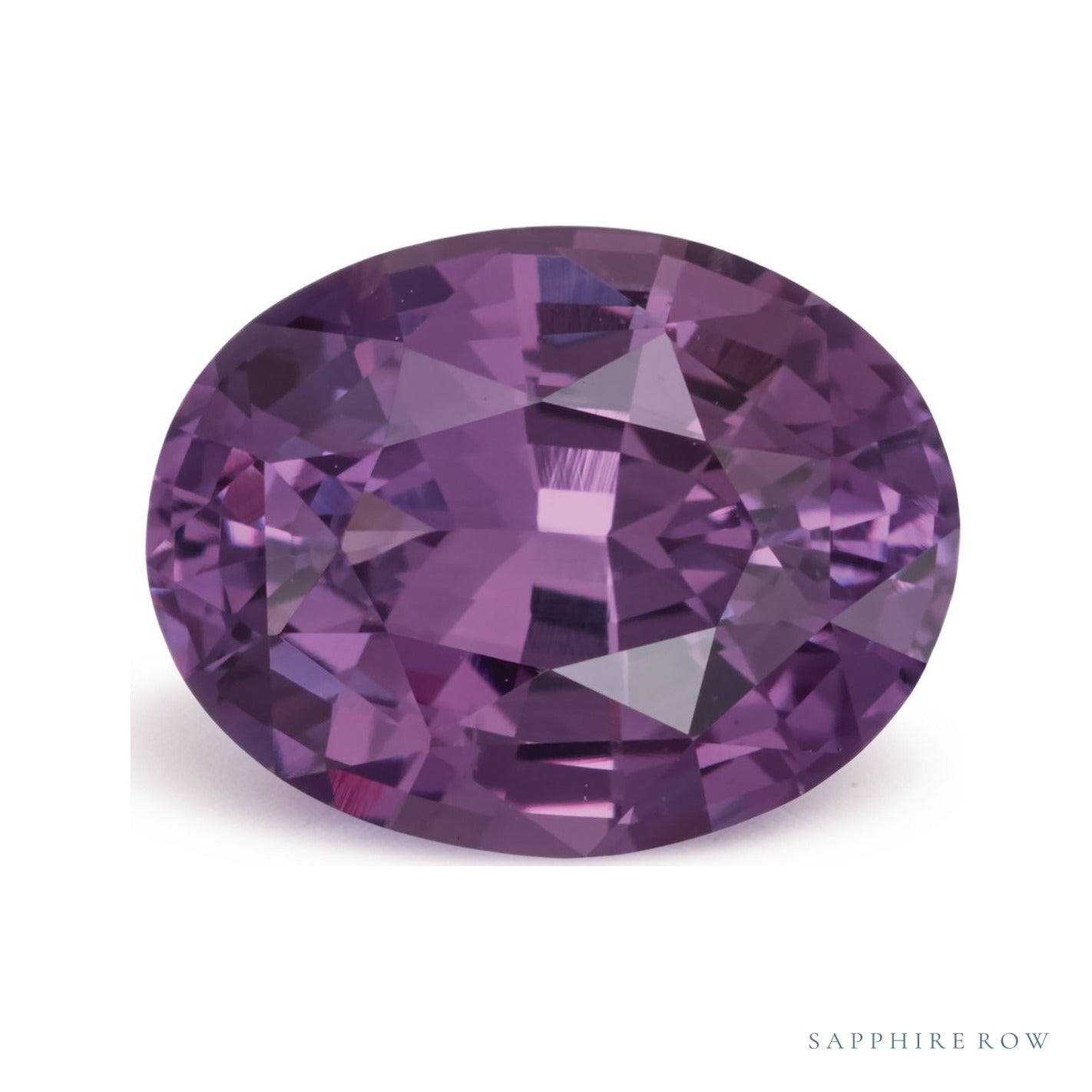3.13 ct natural purple sapphire from Sri Lanka, oval cut | Sapphire Row · cut6