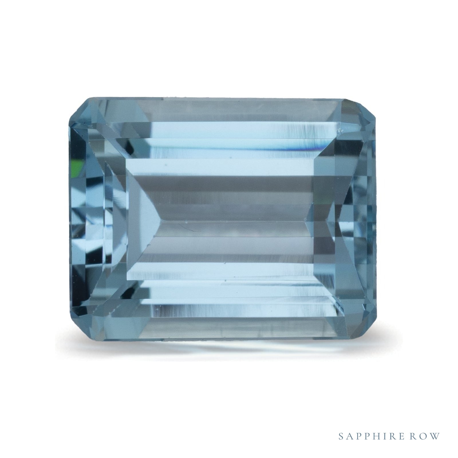 3.11 ct Emerald Natural Aquamarine — Sapphire Row · cut4