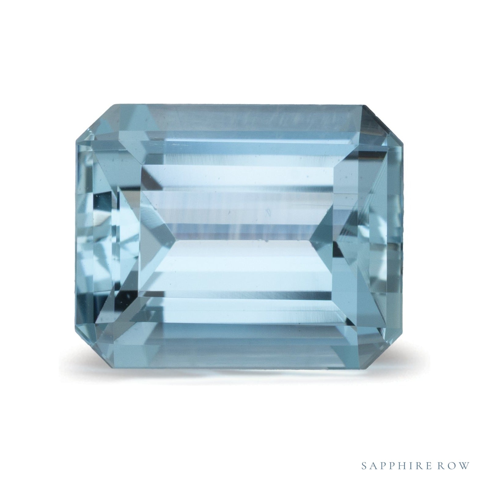 3.04 ct Emerald Natural Aquamarine — Sapphire Row · cut4