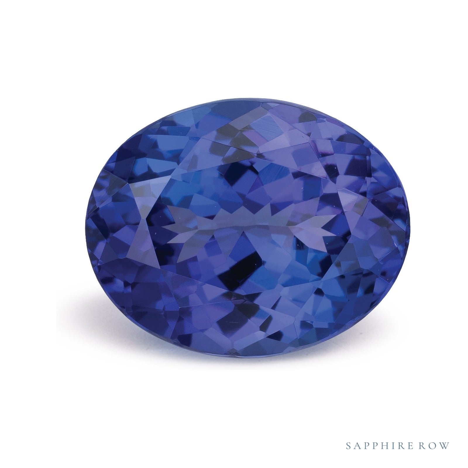 3.02 ct Oval Natural Tanzanite — Sapphire Row · cut4