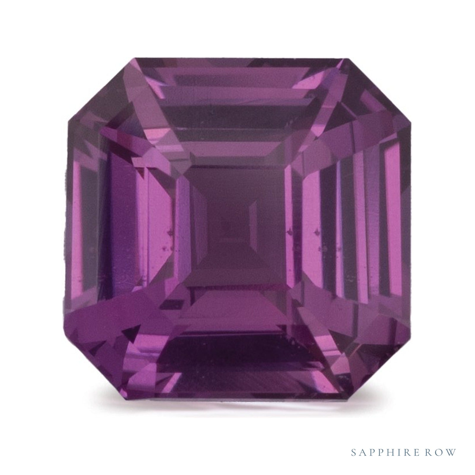 2.99 ct Asscher Natural Sapphire — Sapphire Row · cut4