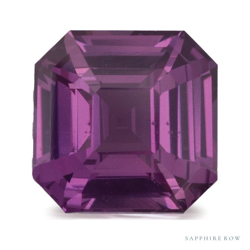 2.99 ct natural pink sapphire from Sri Lanka, asscher cut | Sapphire Row · cut7
