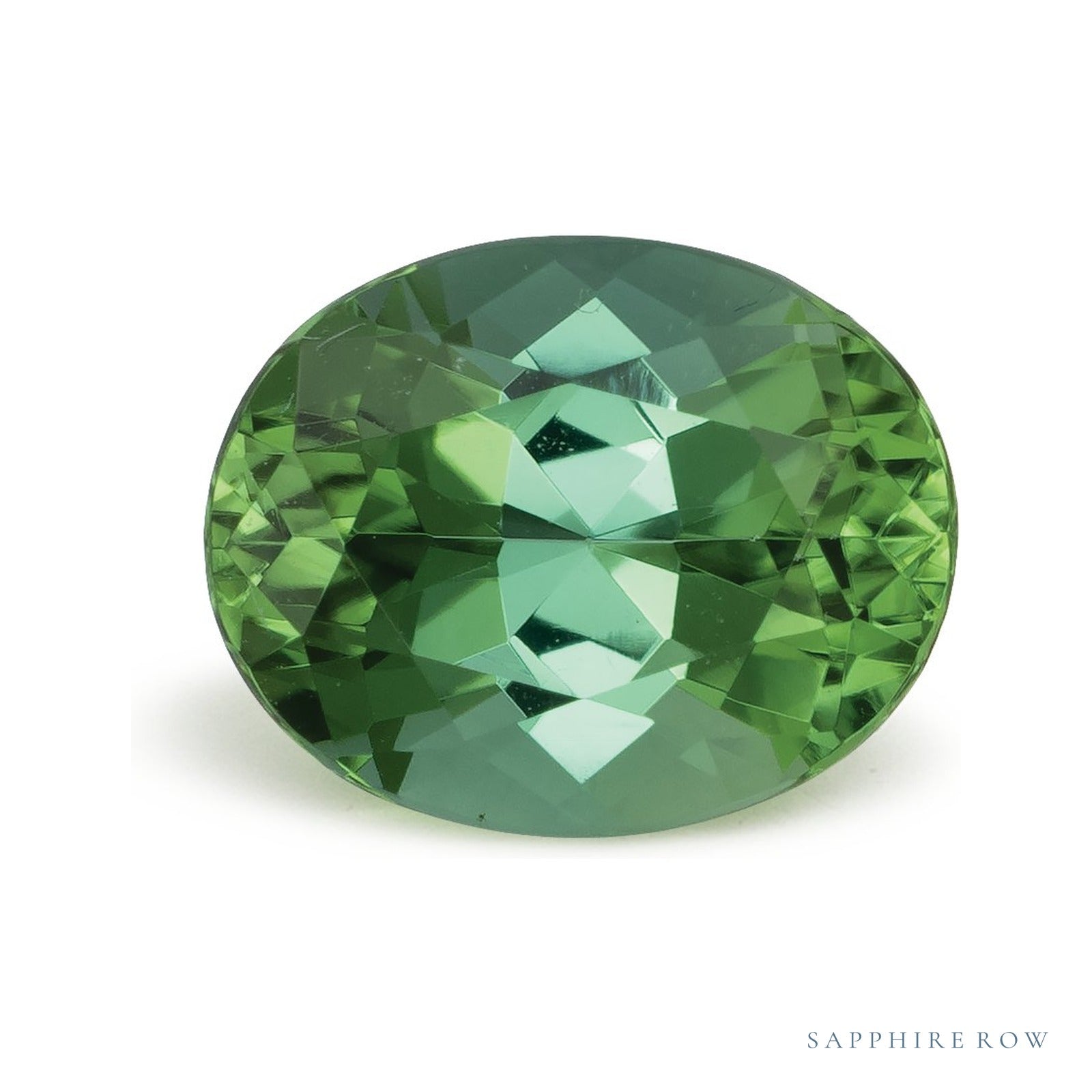 2.98 ct Oval Natural Tourmaline — Sapphire Row · cut4