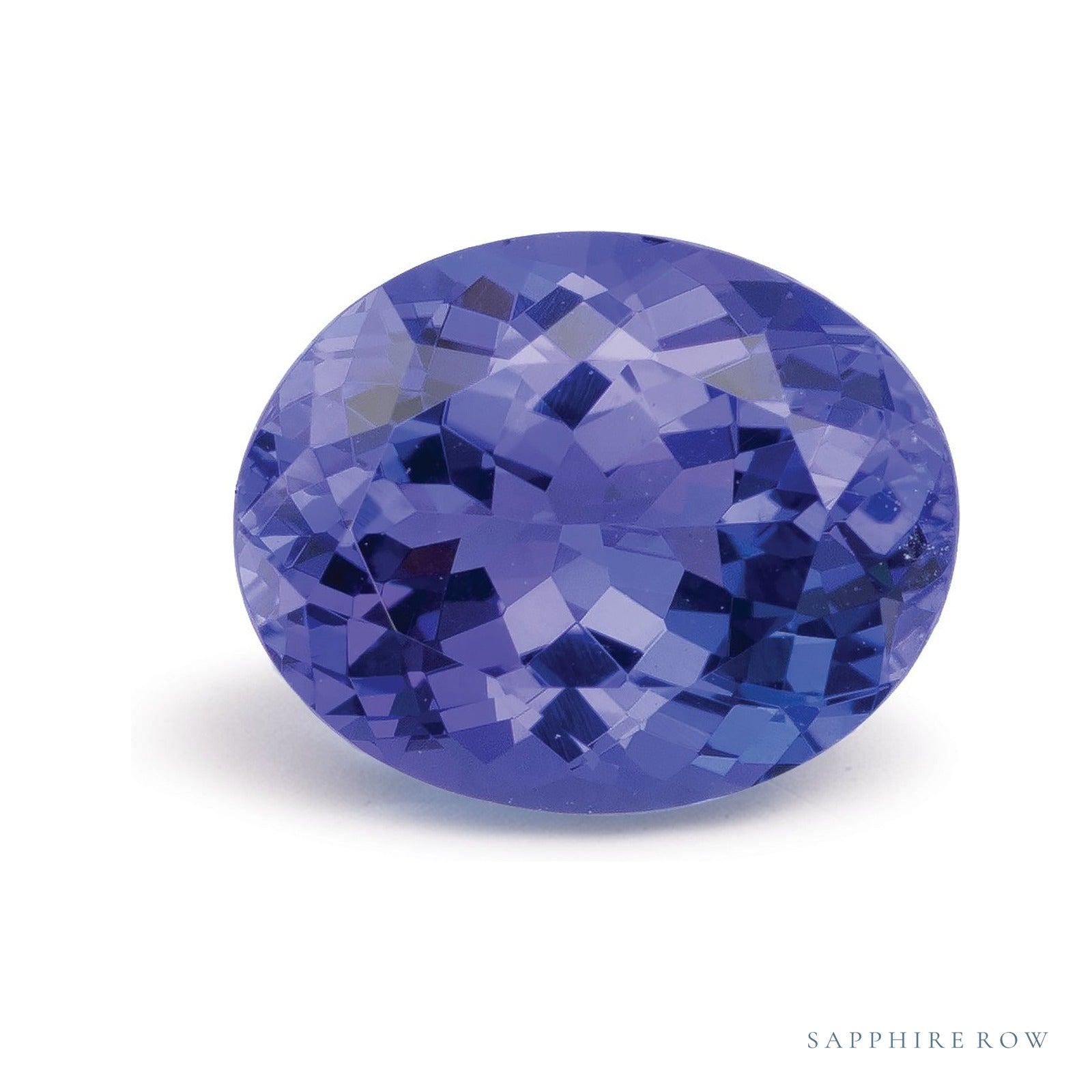 2.97 ct Oval Natural Tanzanite — Sapphire Row · cut4