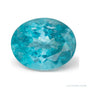 2.82 ct natural blue apatite from Madagascar, oval cut | Sapphire Row · cut7