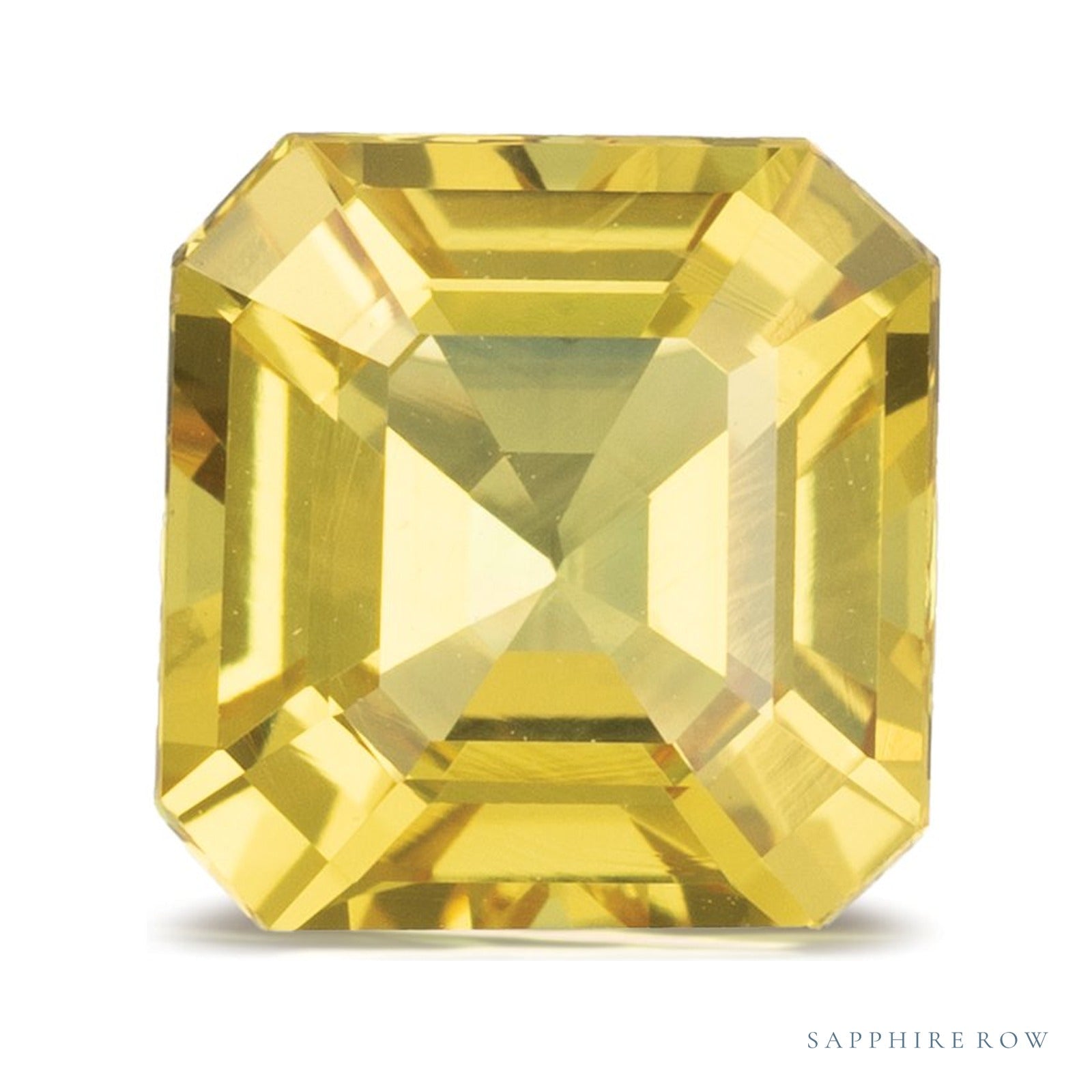 2.81 ct Asscher Natural Sapphire — Sapphire Row · cut4
