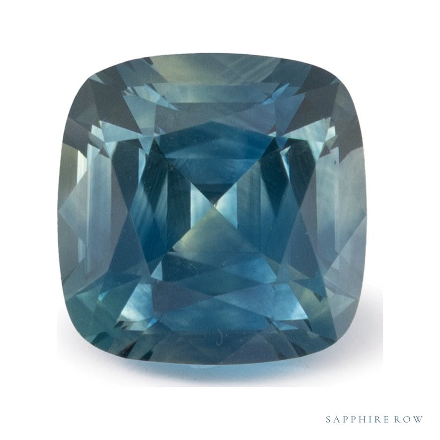 2.79 ct natural blue sapphire from United States, cushion cut | Sapphire Row · cut7