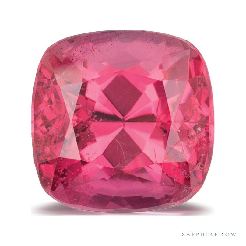 2.67 ct natural pink spinel from Tanzania, cushion cut | Sapphire Row · cut7