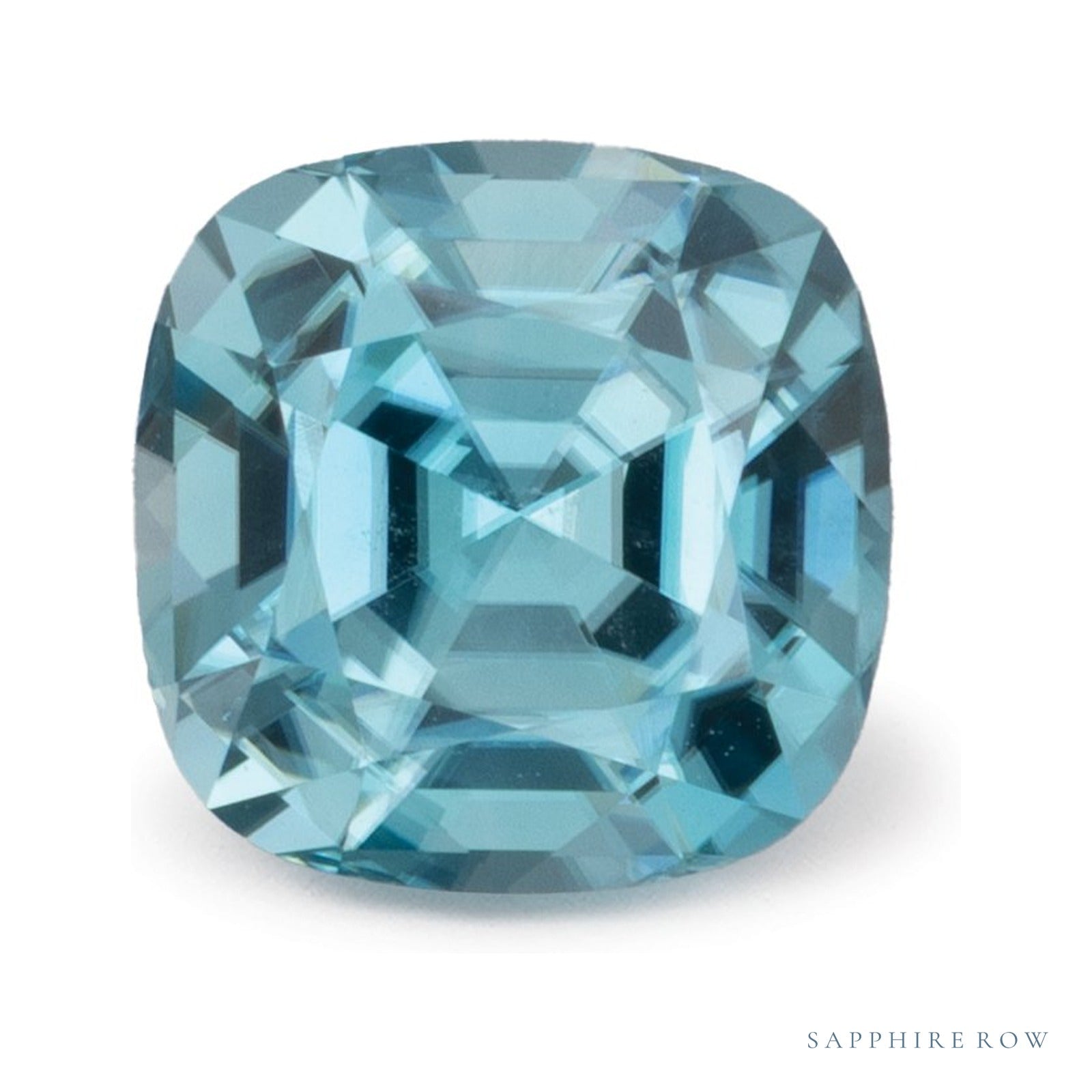 2.67 ct Cushion Natural Zircon — Sapphire Row · cut4