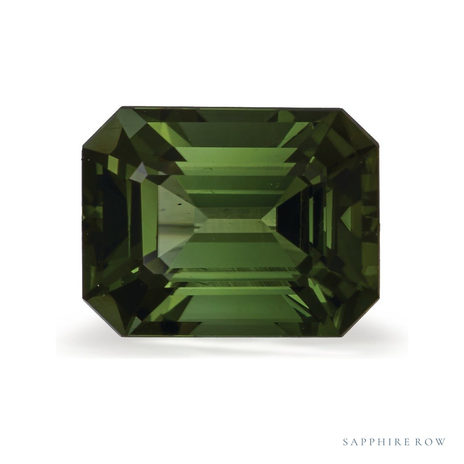 2.63 ct Emerald Natural Tourmaline — Sapphire Row · cut4