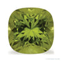 2.60 ct Cushion Natural Peridot — Sapphire Row · cut7