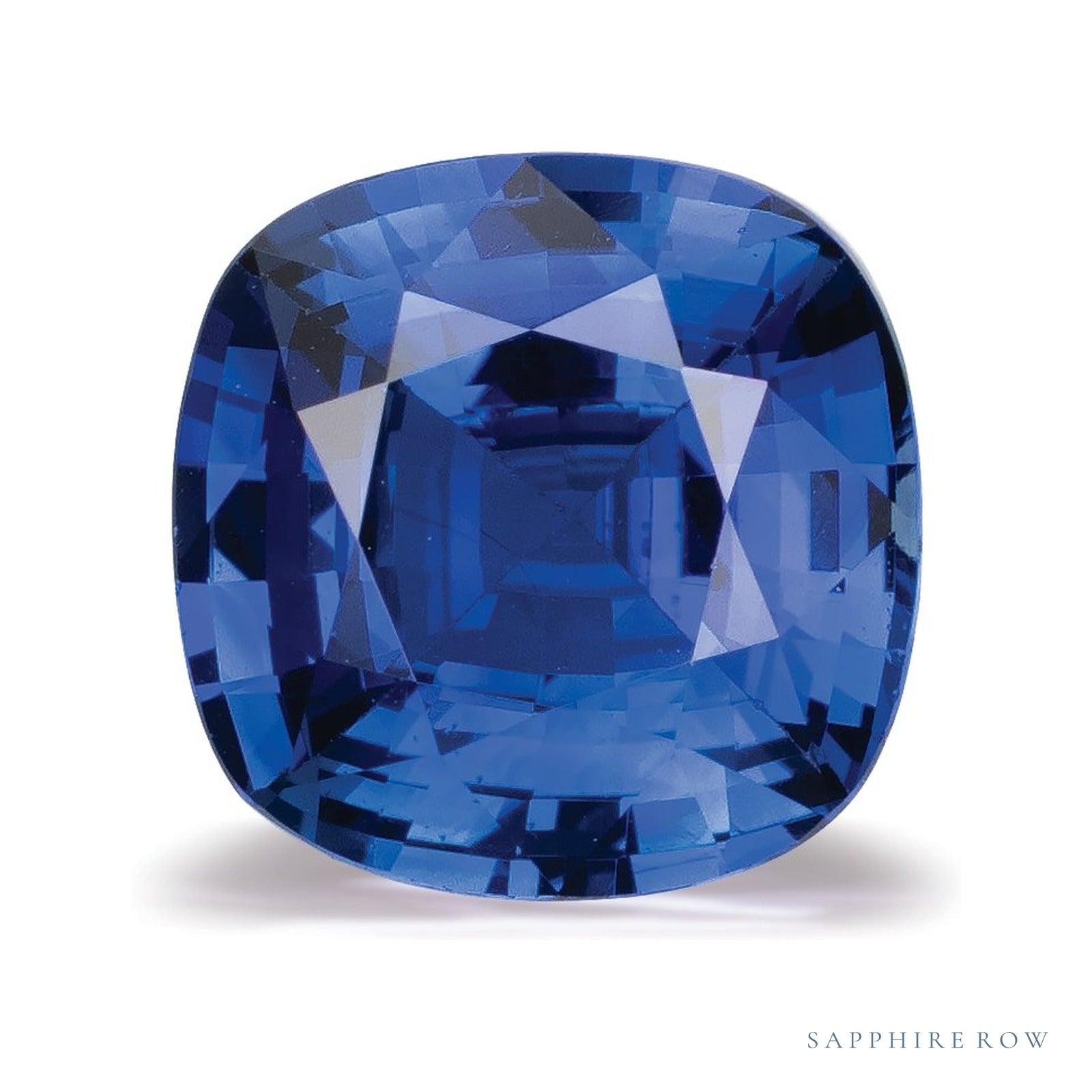 2.56 ct Cushion Natural Sapphire — Sapphire Row · cut4