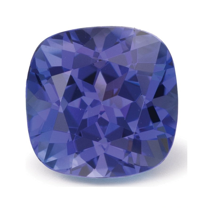 2.48 ct natural blue tanzanite from Tanzania, cushion cut | Sapphire Row · cut7