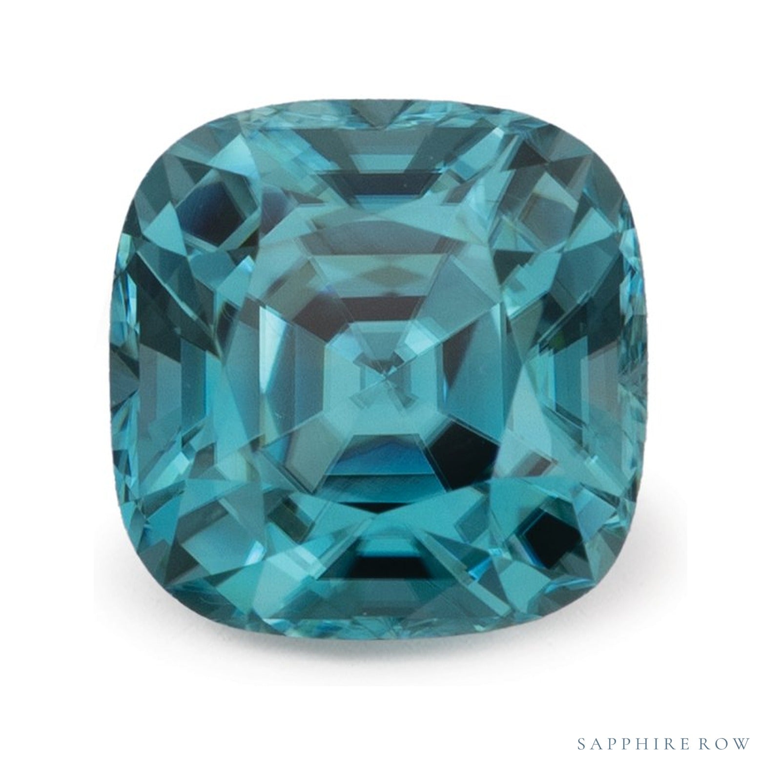 2.45 ct Cushion Natural Zircon — Sapphire Row · cut4