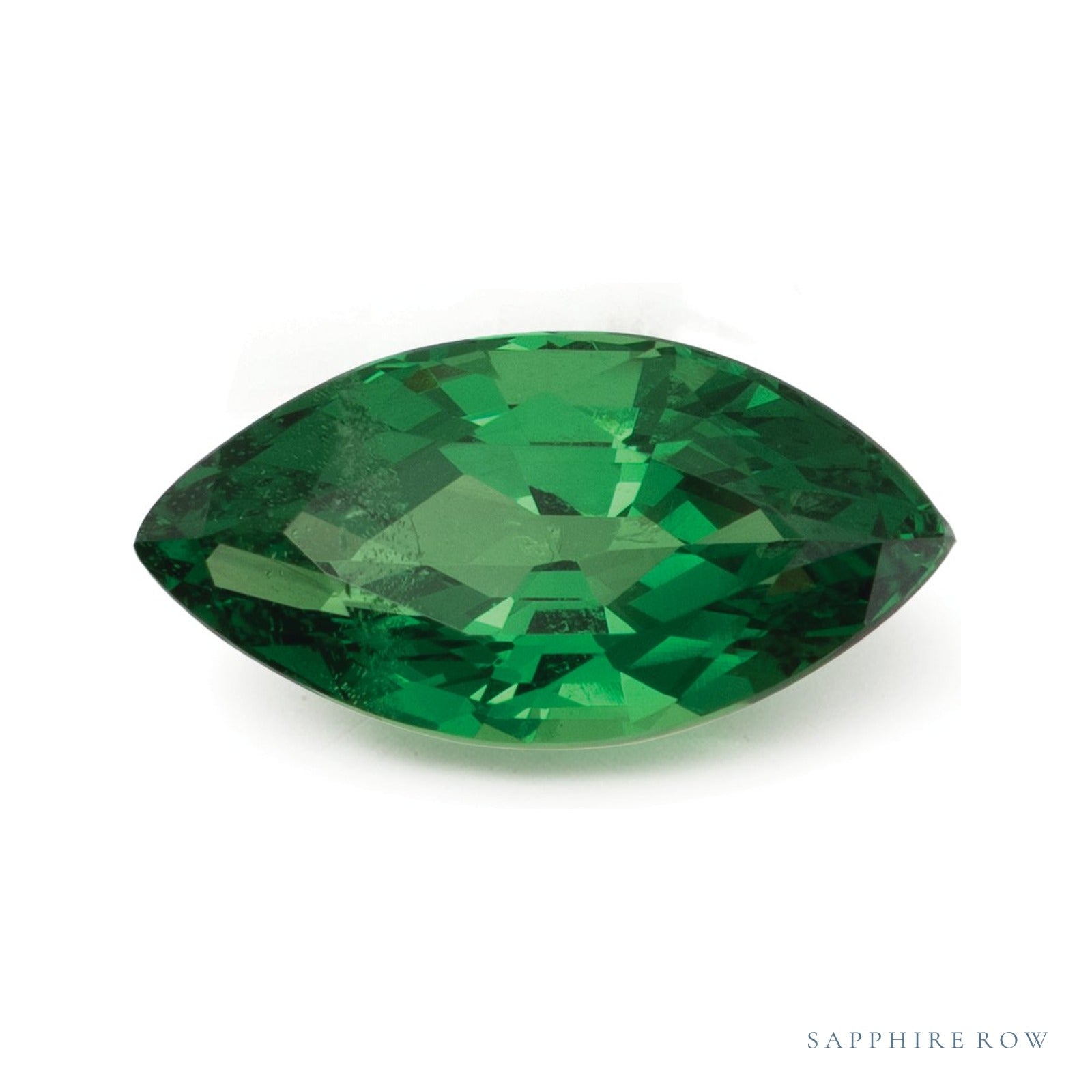 2.40 ct Marquise Natural Tsavorite Garnet — Sapphire Row · cut4