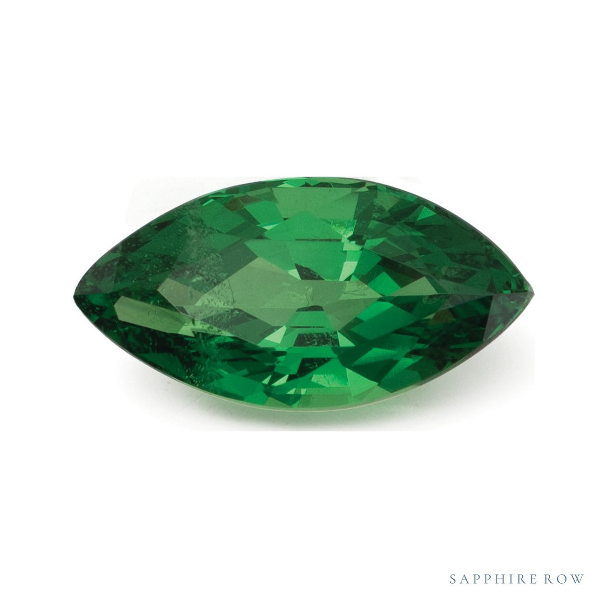 2.40 ct natural green tsavorite garnet from Kenya, marquise cut | Sapphire Row · cut7