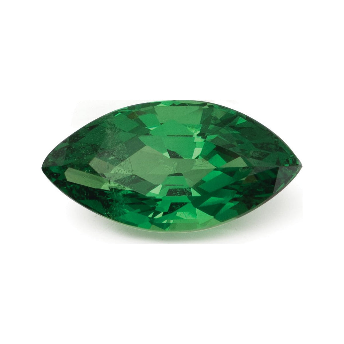 2.40 ct natural green tsavorite garnet from Kenya, marquise cut | Sapphire Row · cut7