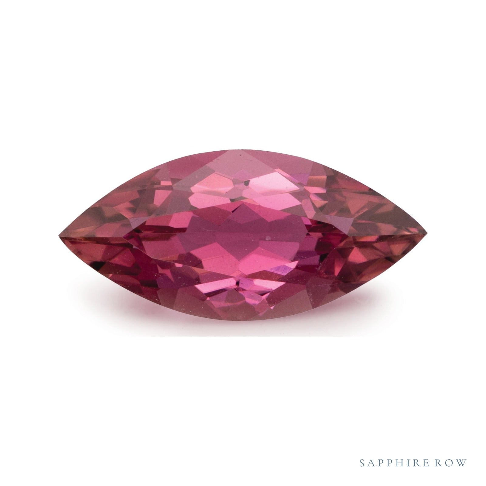 2.38 ct natural pink tourmaline from Mozambique, marquise cut | Sapphire Row · cut7