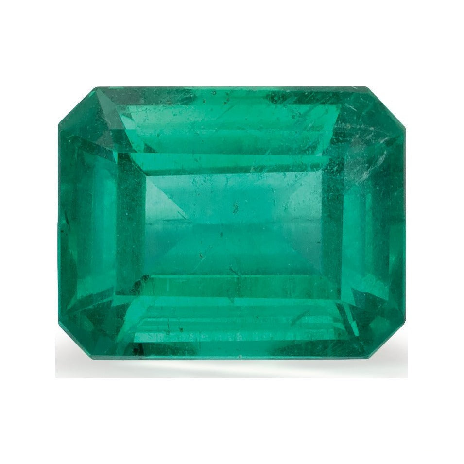 2.36 ct natural green emerald, emerald cut | Sapphire Row · cut7