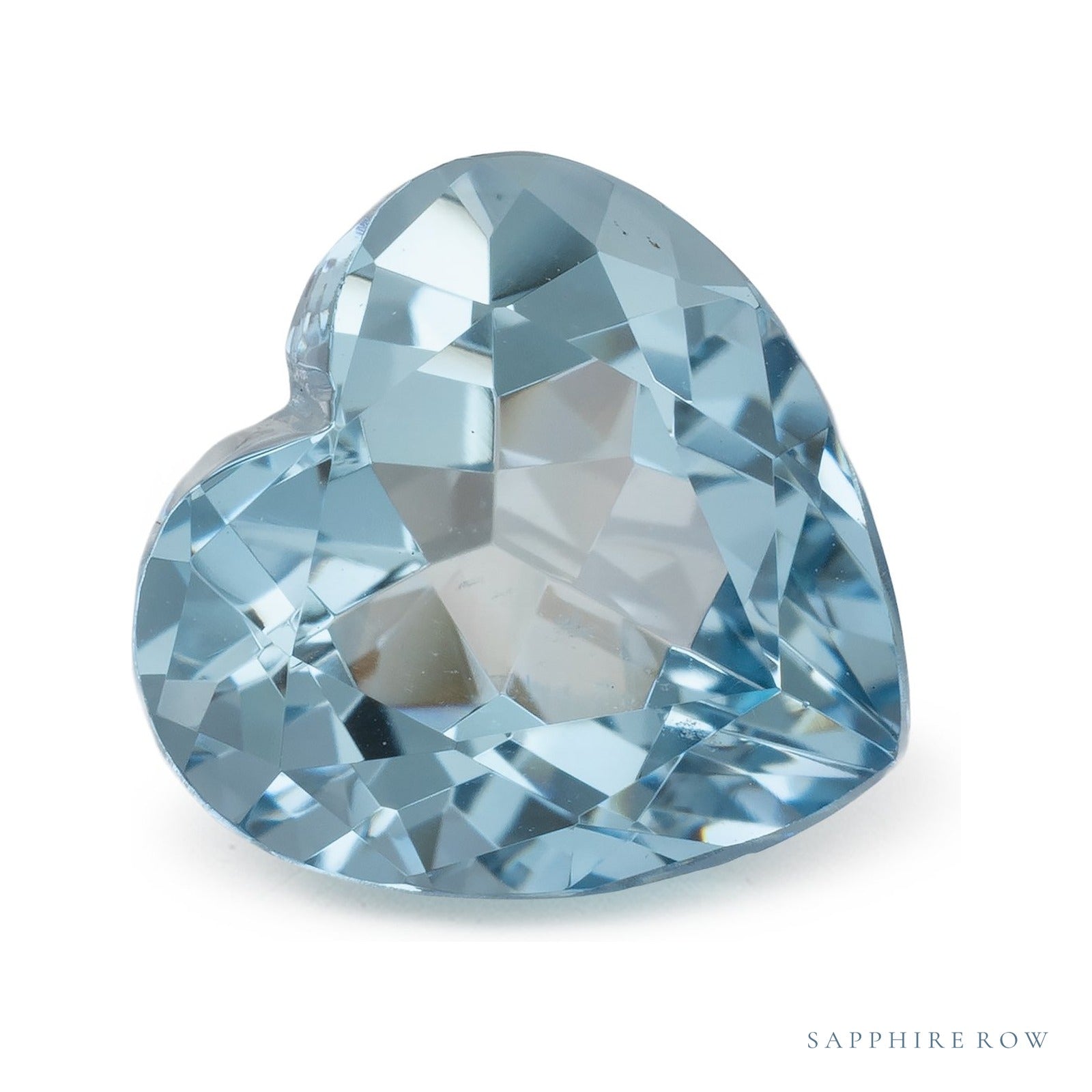 2.34 ct Heart Natural Aquamarine — Sapphire Row · cut4