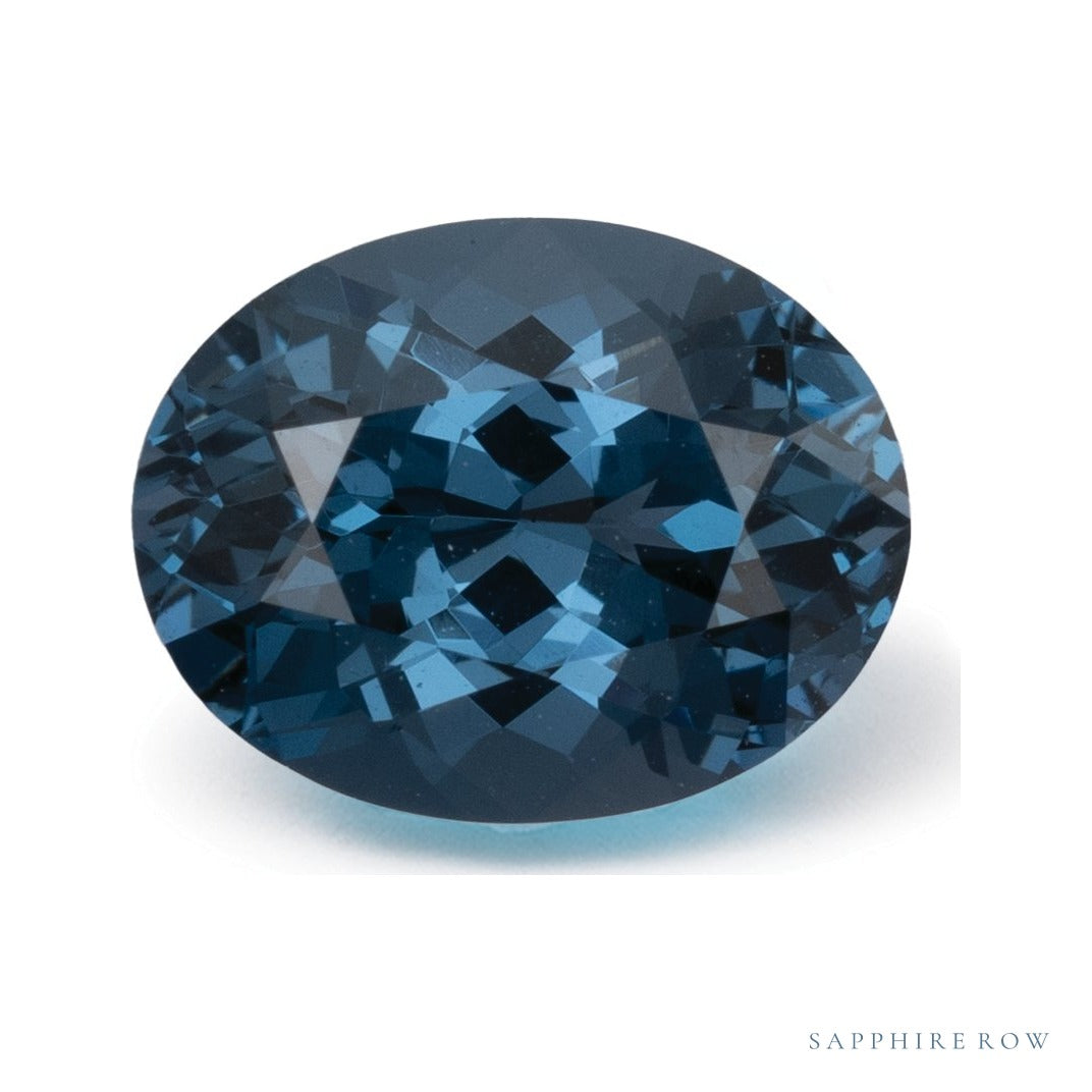 2.29 ct natural blue spinel from Sri Lanka, oval cut | Sapphire Row · cut6