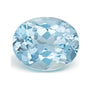 2.27 ct natural blue aquamarine from Mozambique, oval cut | Sapphire Row · cut7