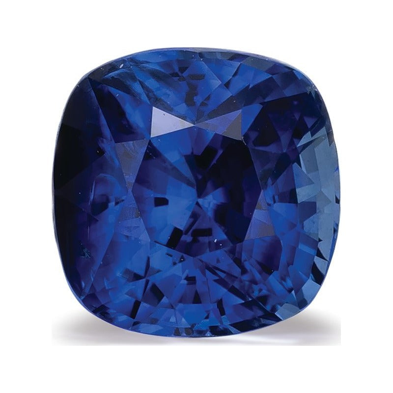 2.24 ct natural blue sapphire from Sri Lanka, cushion cut | Sapphire Row · cut7