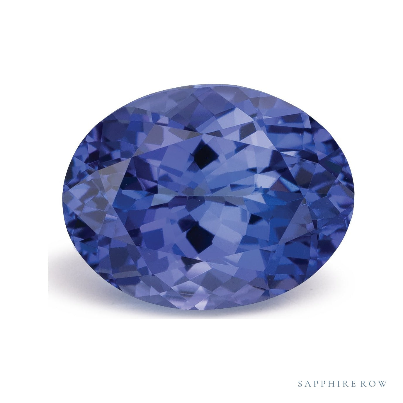 2.23 ct natural blue tanzanite from Tanzania, oval cut | Sapphire Row · cut6