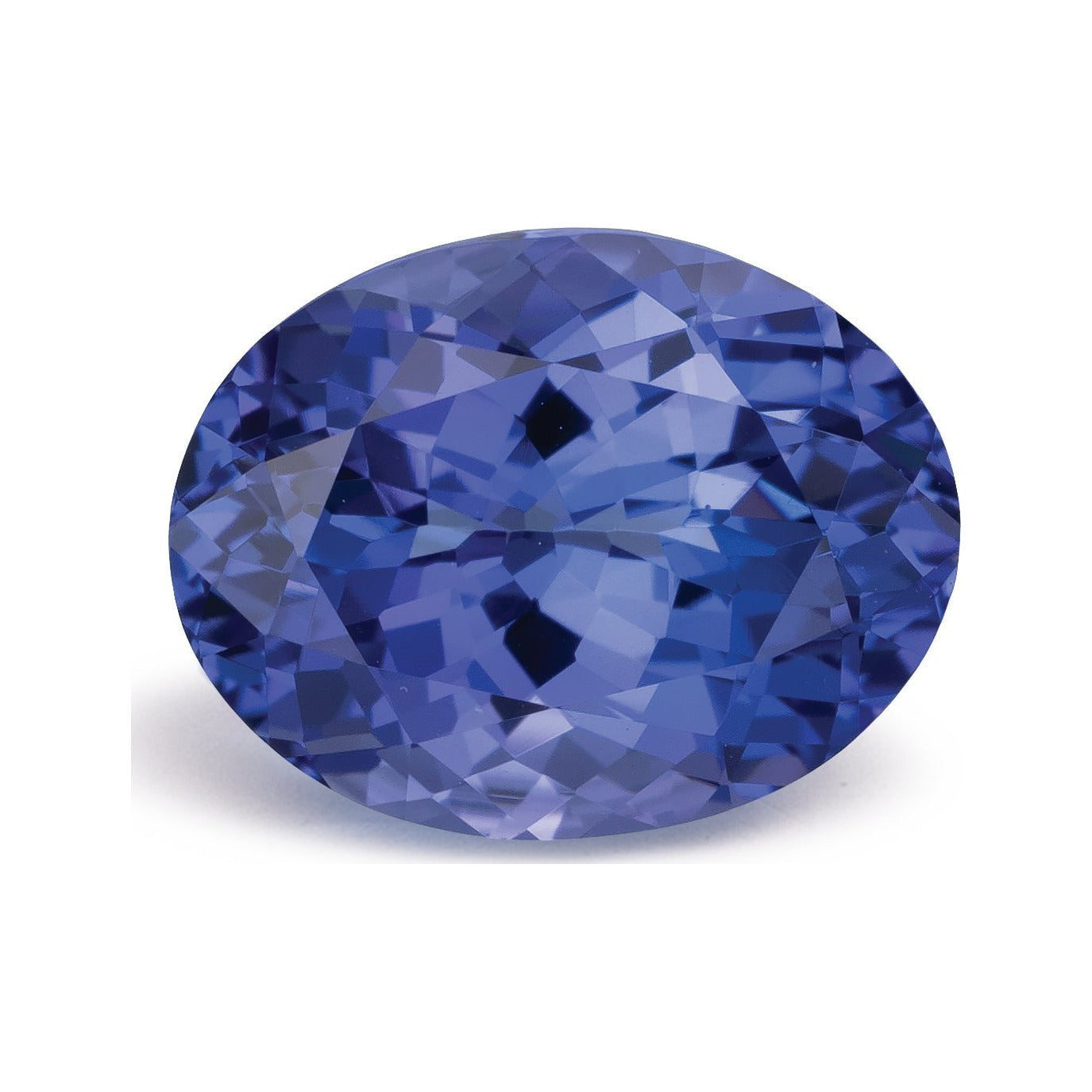 2.23 ct natural blue tanzanite from Tanzania, oval cut | Sapphire Row · cut7