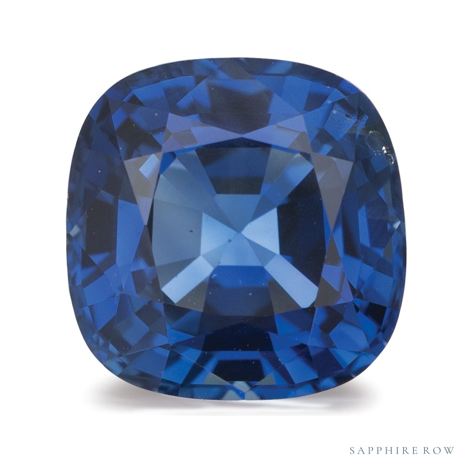 2.22 ct Cushion Natural Sapphire — Sapphire Row · cut4