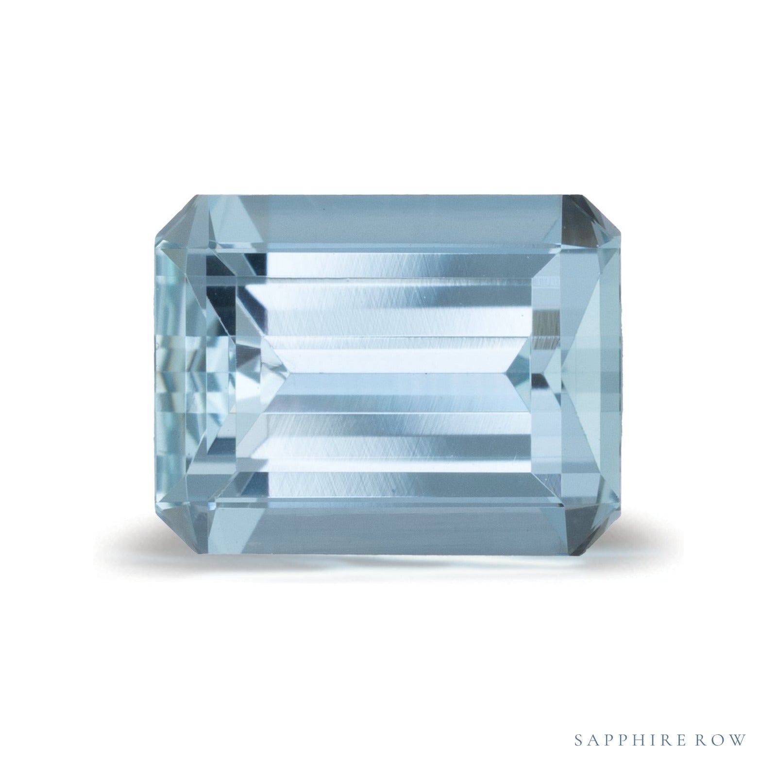 2.19 ct Emerald Natural Aquamarine — Sapphire Row · cut4