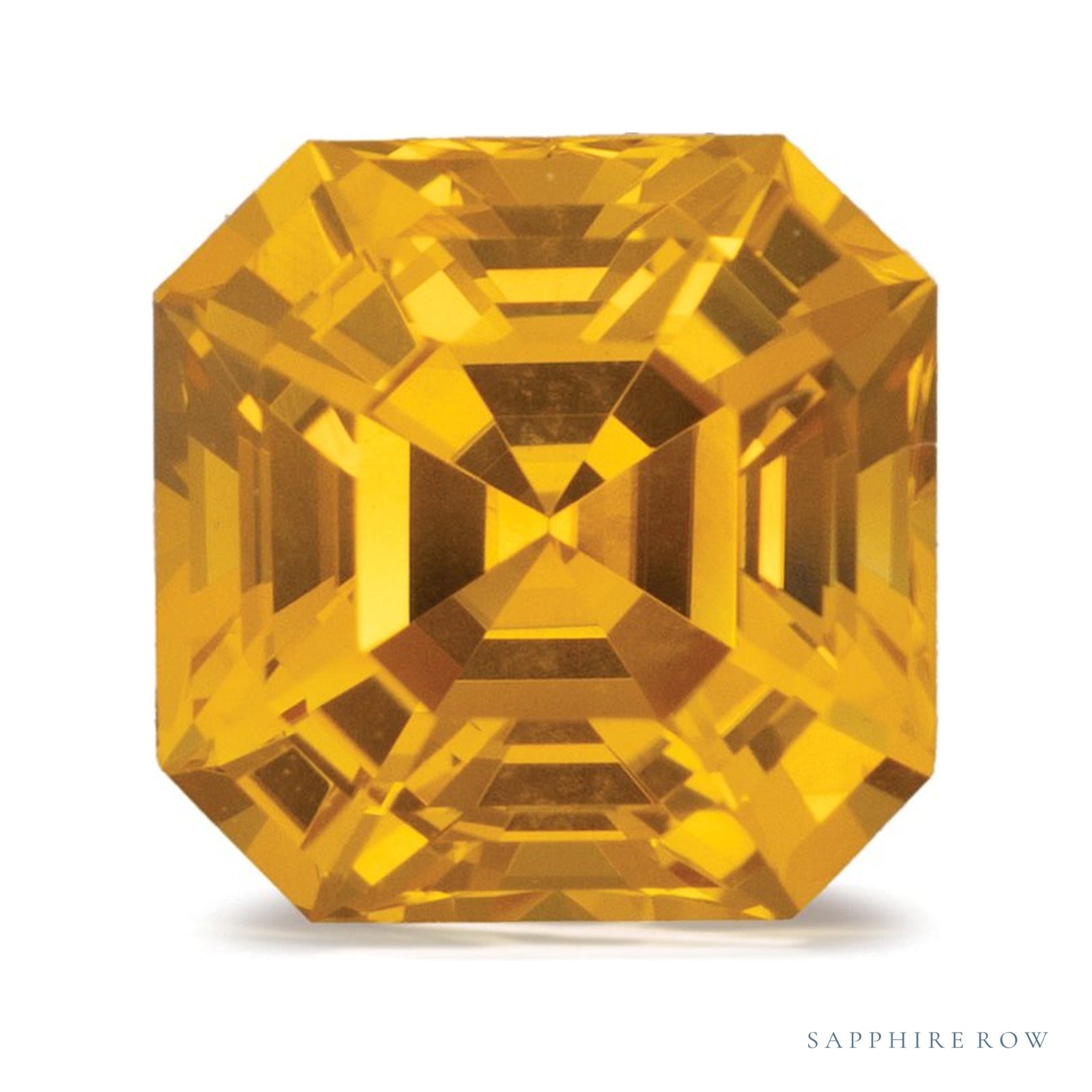2.14 ct Asscher Natural Sapphire — Sapphire Row · cut4