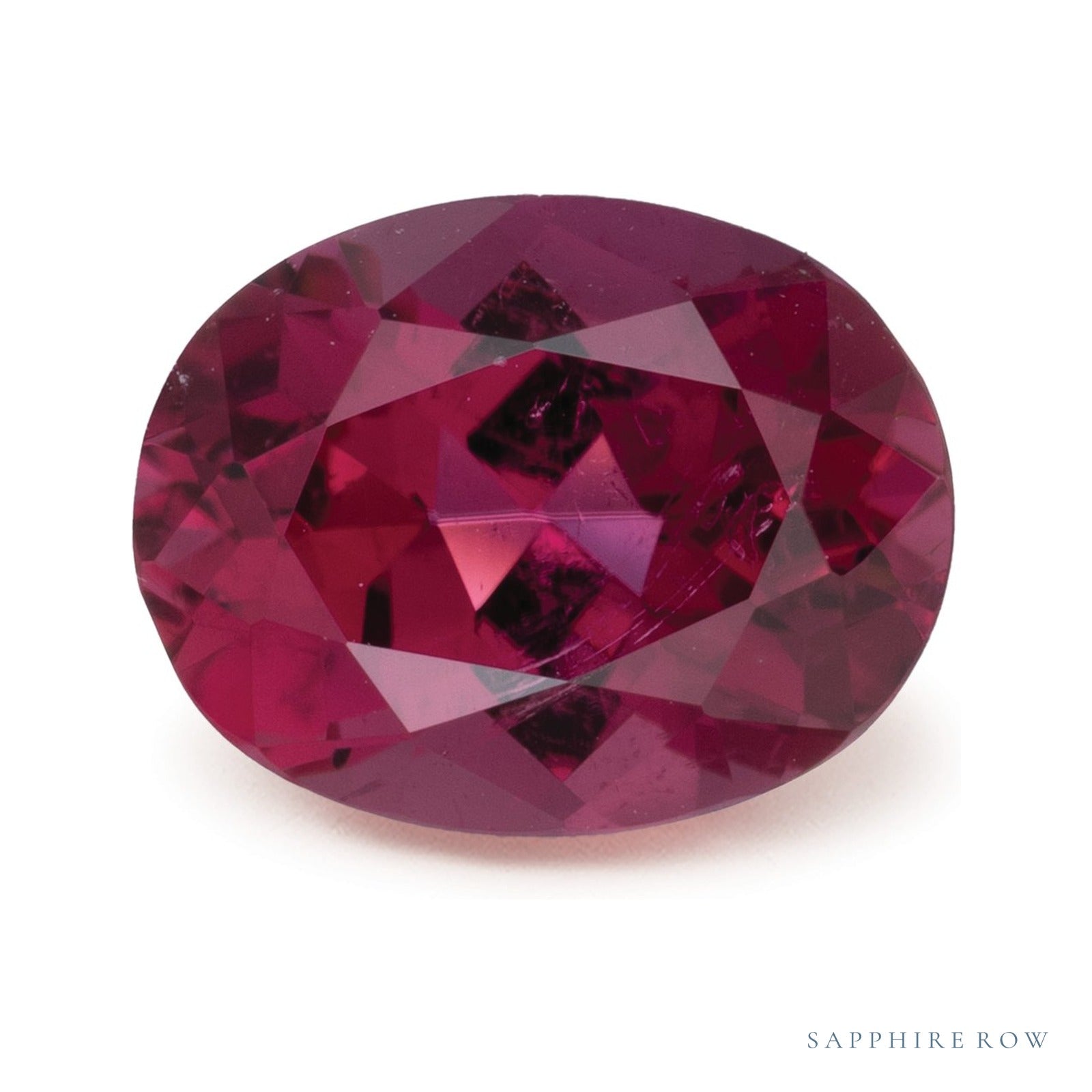 2.07 ct Oval Natural Rhodolite Garnet — Sapphire Row · cut4