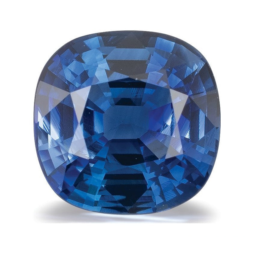 2.01 ct natural blue sapphire from Sri Lanka, cushion cut | Sapphire Row · cut7