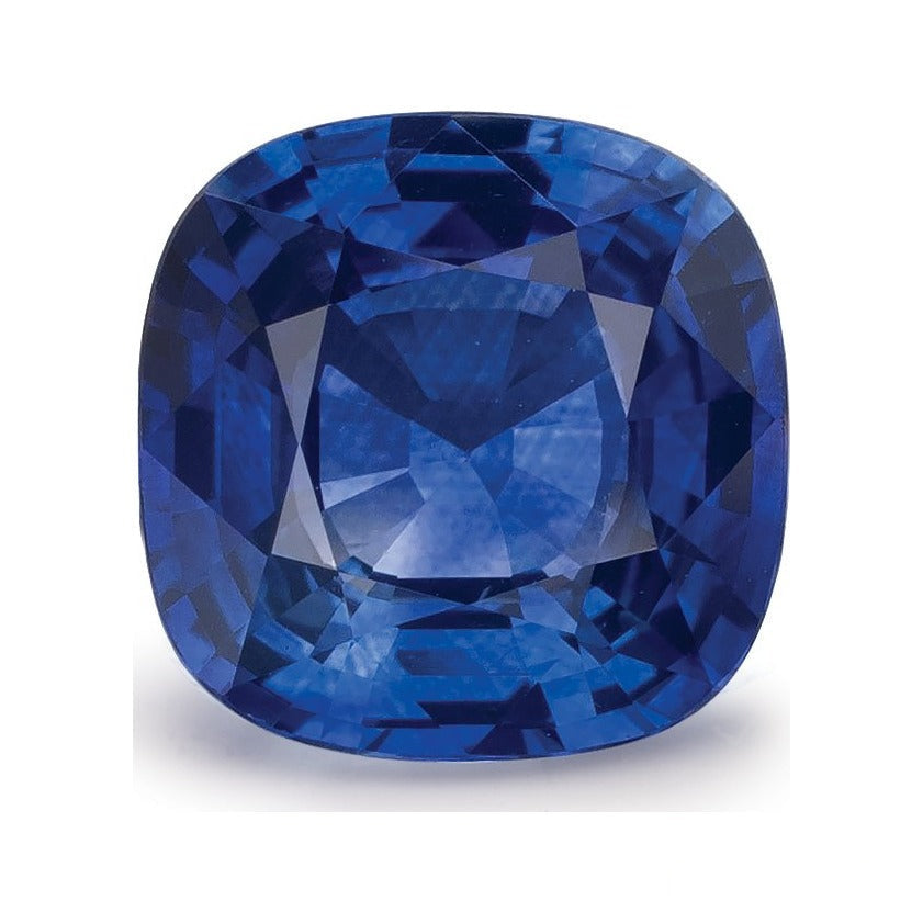 2.01 ct natural blue sapphire from Sri Lanka, cushion cut | Sapphire Row · cut7