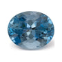 1.94 ct natural blue aquamarine from Mozambique, oval cut | Sapphire Row · cut7