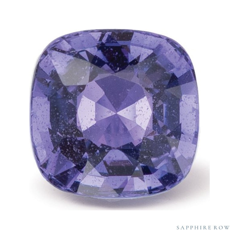 1.85 ct natural purple sapphire from Madagascar, cushion cut | Sapphire Row · cut7