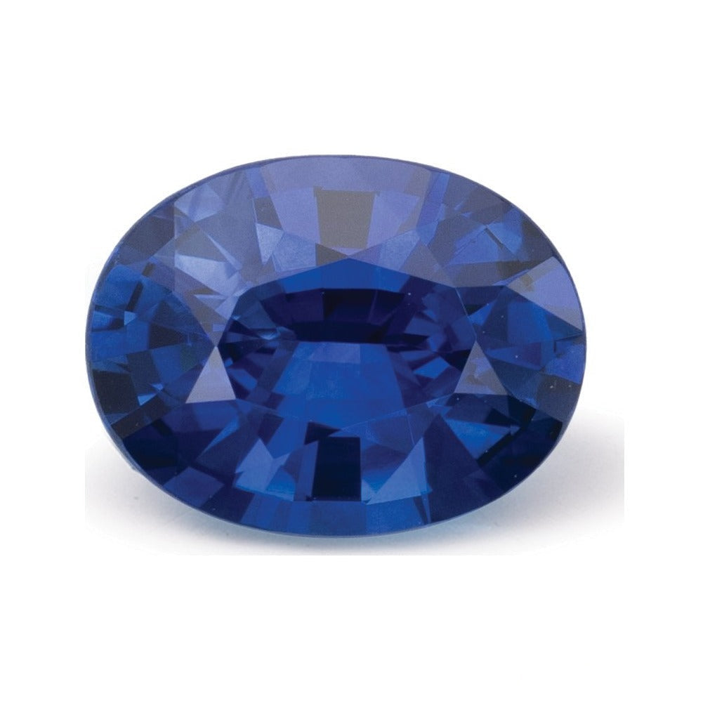 1.73 ct natural blue sapphire from Sri Lanka, oval cut | Sapphire Row · cut7