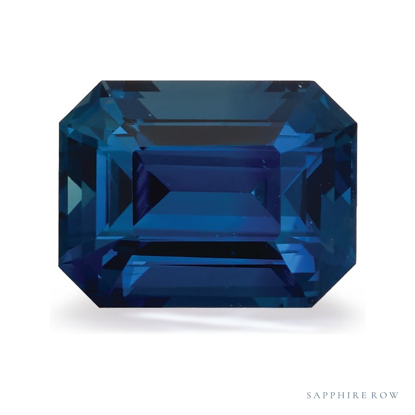 1.66 ct Emerald Natural Sapphire — Sapphire Row · cut4