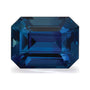 1.66 ct natural blue sapphire from Tanzania, emerald cut | Sapphire Row · cut7